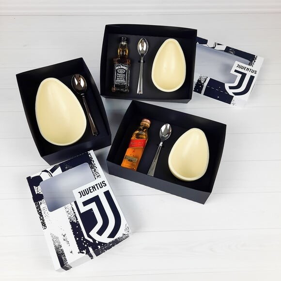 Arquivo de Corte Caixa Ovo de Colher Juventus Páscoa