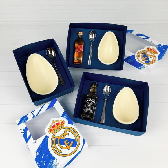 Arquivo de Corte Caixa Ovo de Colher Real Madrid