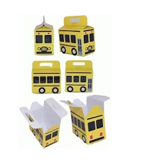 Arquivo de Corte Caixa para Doces Ônibus Escolar