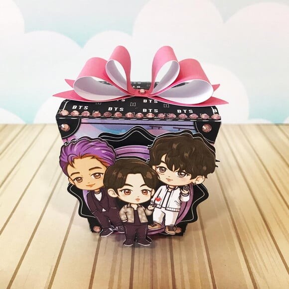 Arquivo de Corte Caixa Sushi Bts