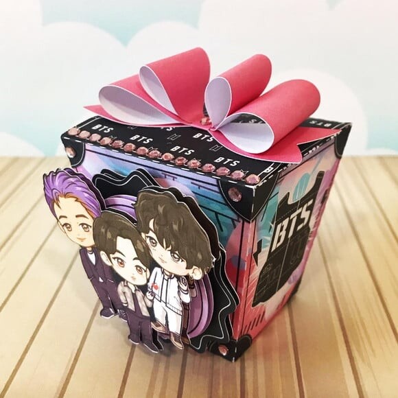 Arquivo de Corte Caixa Sushi Bts