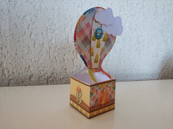 Arquivo de Corte Caixinha Balão Festa Junina Infantil