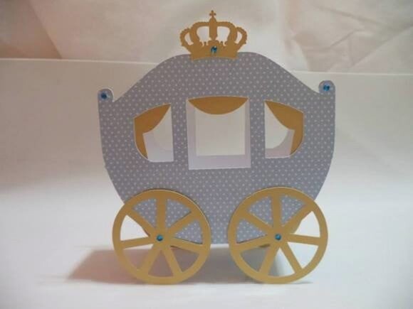 Arquivo de Corte Carruagem Cinderela Princesa