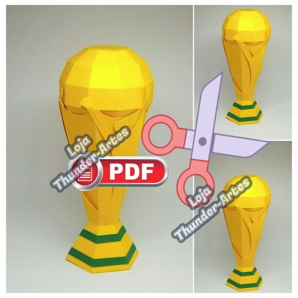 Arquivo de Corte Futebol Brasil Taça Copa do Mundo - pdf