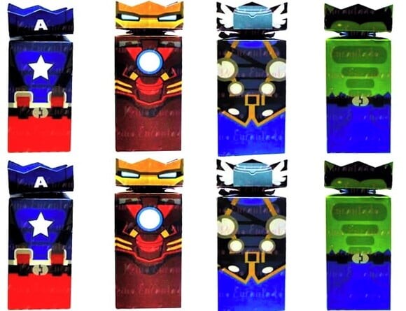 Arquivo de Corte Kit de Caixas Vingadores