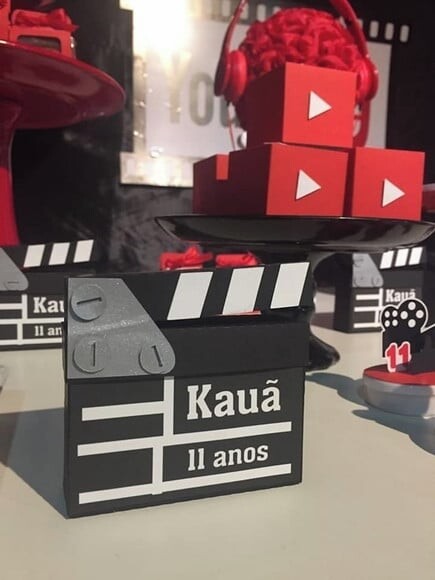 Arquivo de Corte Kit Festa Infantil Youtuber