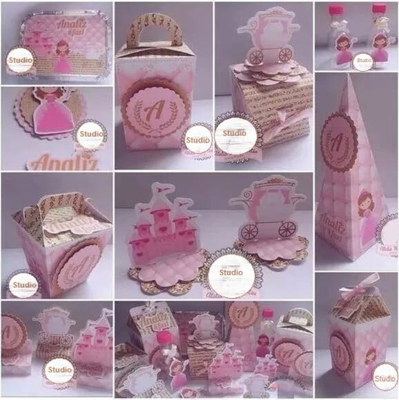 Arquivo de Corte Kit Festa Realeza Princesas