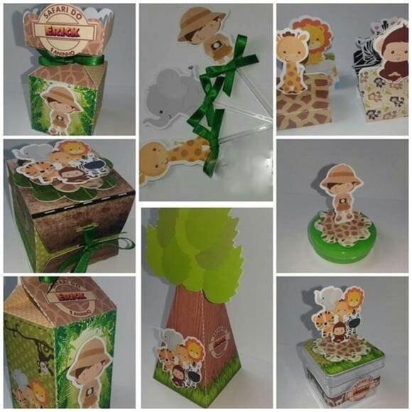Arquivo de Corte Kit Safari Escoteiro Festa Infantil