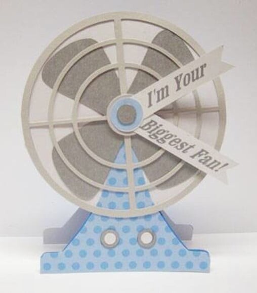Arquivo de Corte Mini Ventilador de Papel