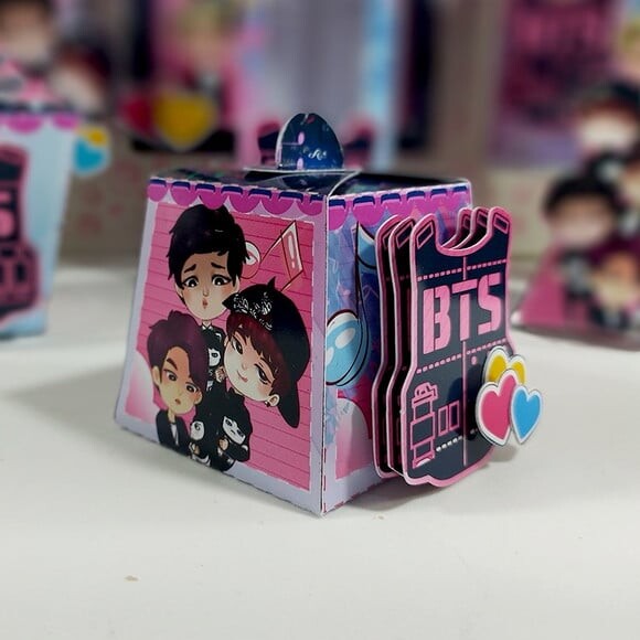 Arquivo de Corte Porta Bombom Bts