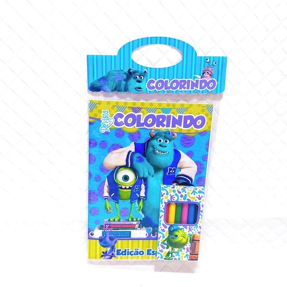 Arquivo de Corte Revistinha de Colorir Monstros Sa