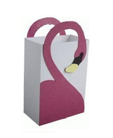 Arquivo de Corte Sacolinha de Papel Flamingo