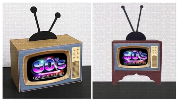 Arquivo de Corte Silhouette Caixinha Tv Retrô Anos 80