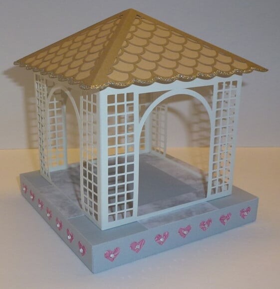 Arquivo de Corte Silhouette Coreto Gazebo 3d