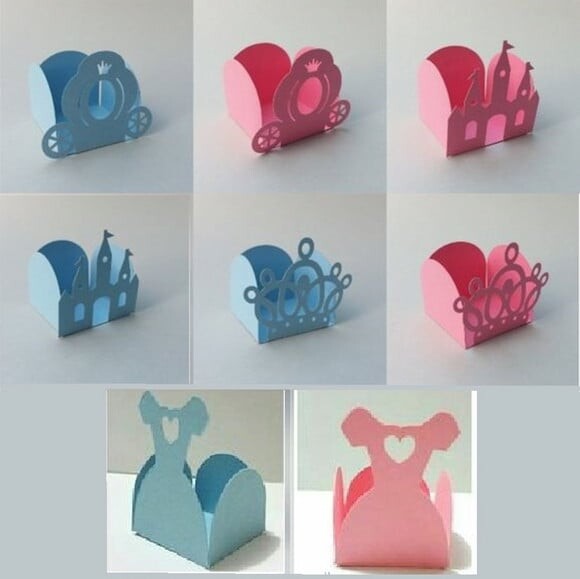 Arquivo de Corte Silhouette Forminhas Princesa