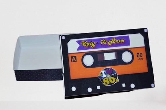 Arquivo de Corte Silhouette Kit Festa Anos 80 Retrô