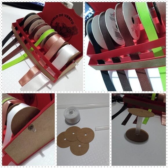 Arquivo de Corte Silhouette Organizador Fitas