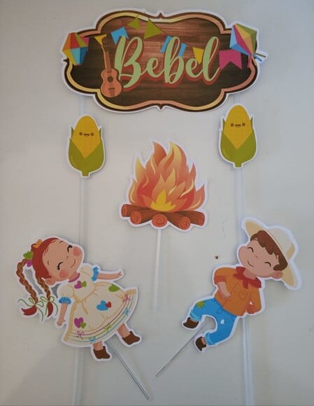 Arquivo de Corte Topo de Bolo Festa Junina