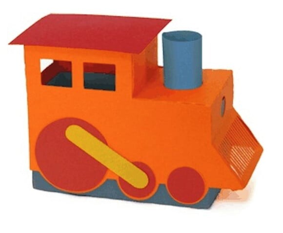Arquivo de Corte Trenzinho Locomotiva a Vapor
