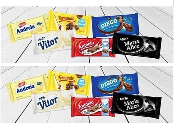 Arquivo Jpg Papel para Barra de Chocolate Personalizada