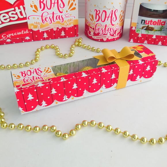 Arquivo para Corte Caixa 5 Doces Natal