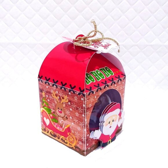 Arquivo para Corte Caixa Esfera de Natal