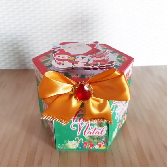 Arquivo para Corte Caixa Mini Bolo Natal