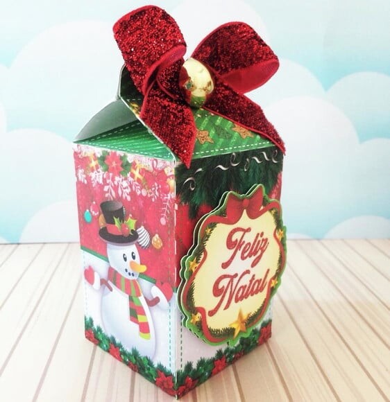 Arquivo para Corte Caixa Milk Natal