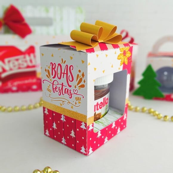 Arquivo para Corte Caixa Nutela 140g Natal