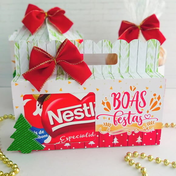Arquivo para Corte Embalagem Caixa Nestle Natal