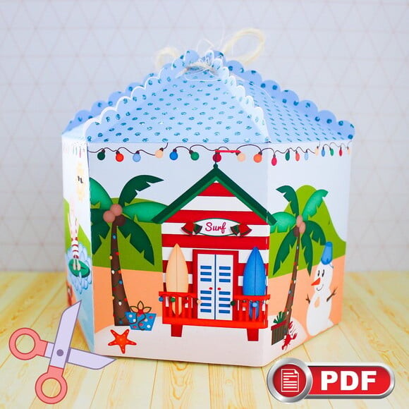 Arquivo pdf Caixa Panetone (400g) Ferias de Natal