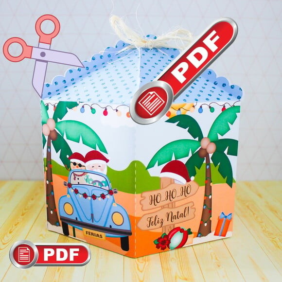 Arquivo pdf Caixa Panetone (500g) Ferias de Natal