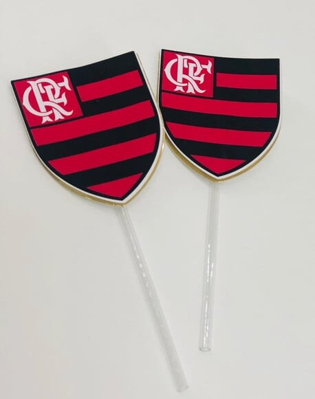 Arquivo pdf Centro de Mesa Futebol Flamengo - Corte Tesoura