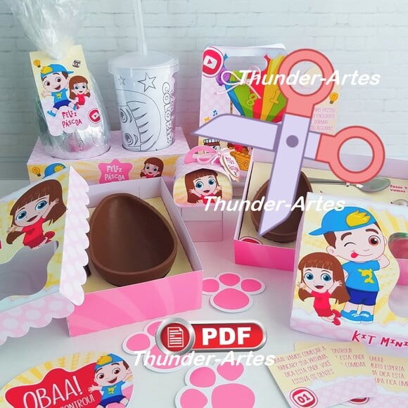 Arquivo pdf Páscoa Lucas Infantil Menina