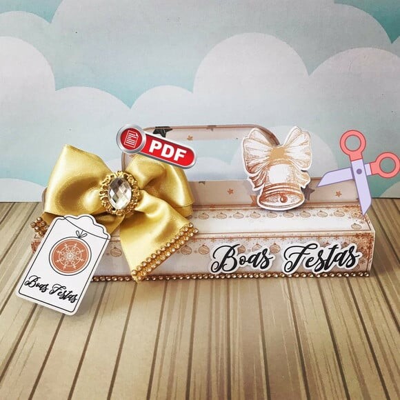 Arquivo pdf Porta Biss Natal da Mamãe para Tesourete