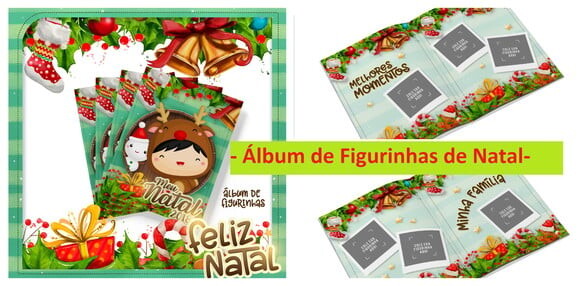 Arquivo Silhouette Álbum de Natal