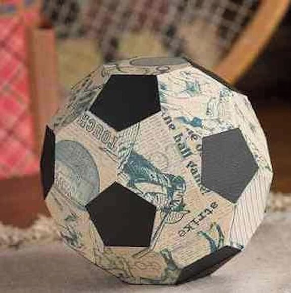 Arquivo Silhouette Bola de Futebol 3d