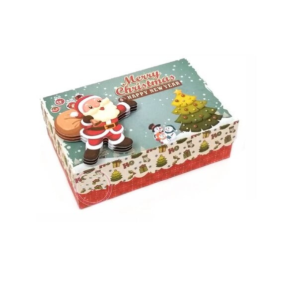 Arquivo Silhouette Caixa 4 e 6 Doces com Cola Natal