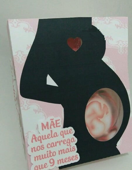 Arquivo Silhouette Caixa Bombom Dia das Mães