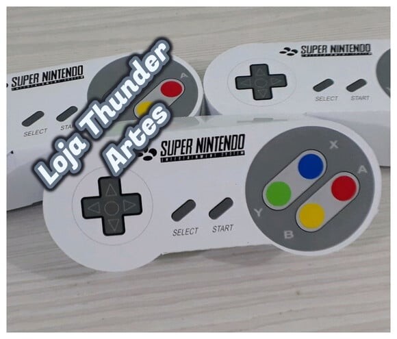 Arquivo Silhouette Caixa Controle Video Game Super Nintendo