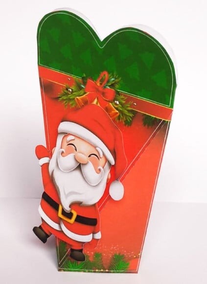 Arquivo Silhouette Caixa Coração Natal