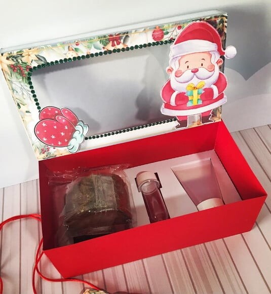 Arquivo Silhouette Caixa Mini Confeiteiro Natal