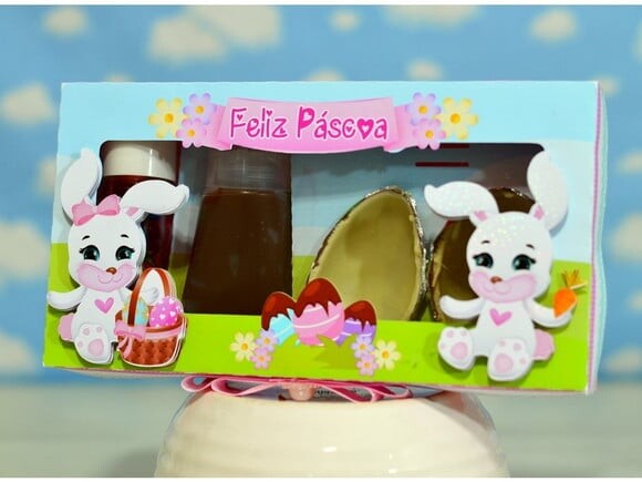 Arquivo Silhouette Caixa Mini Confeiteiro Páscoa