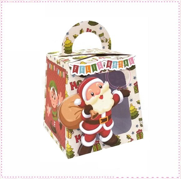 Arquivo Silhouette Caixa Mini Panetone Natal