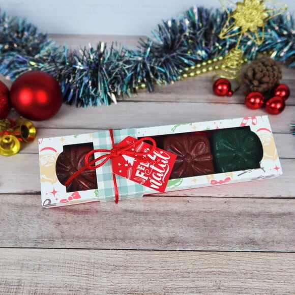 Arquivo Silhouette Caixa Pão de Mel Natal