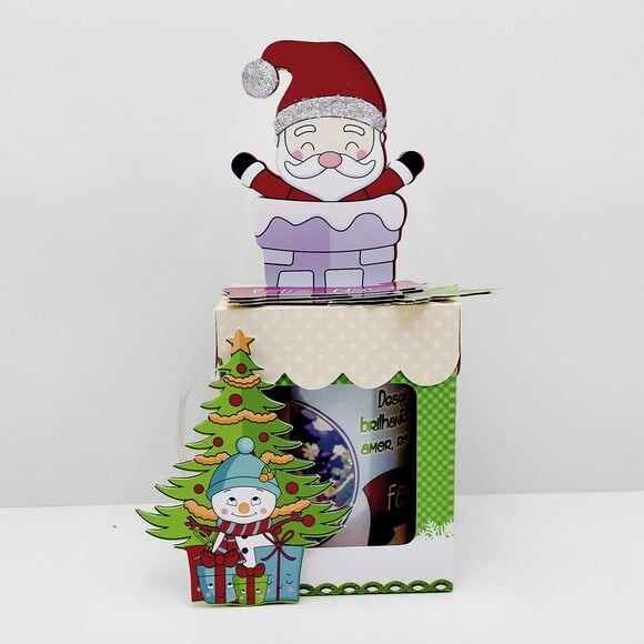 Arquivo Silhouette Caixa para Caneca Natal