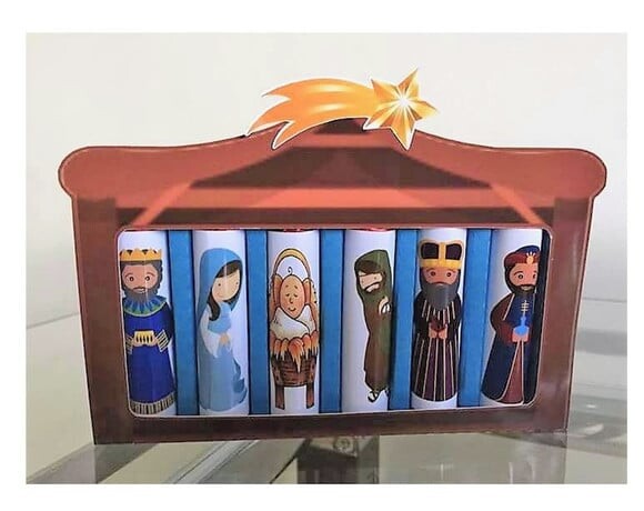 Arquivo Silhouette Caixa Presepio 06 Bis Natal