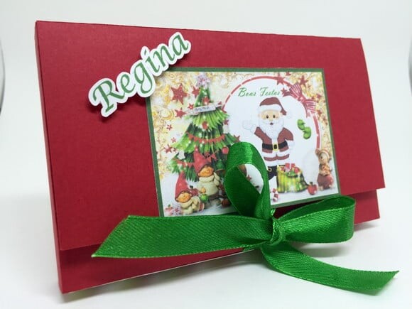 Arquivo Silhouette Caixinha Bis Natal