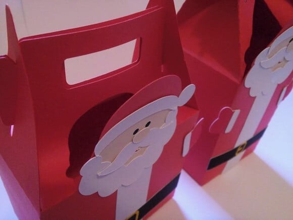 Arquivo Silhouette Caixinha Milk e Lancheira Natal