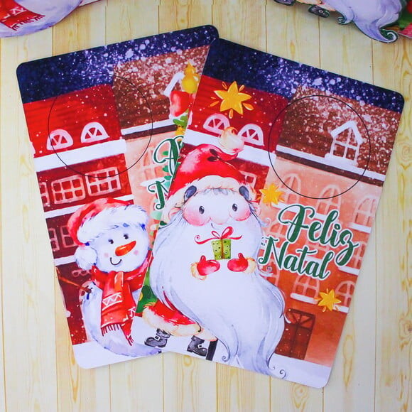 Arquivo Silhouette Cartão para Blister Natal